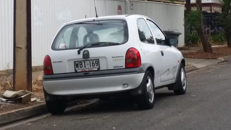 1994 Holden Barina SB: 1997 Holden Barina (SB) Lambada 3-door hatchback (16227482662)