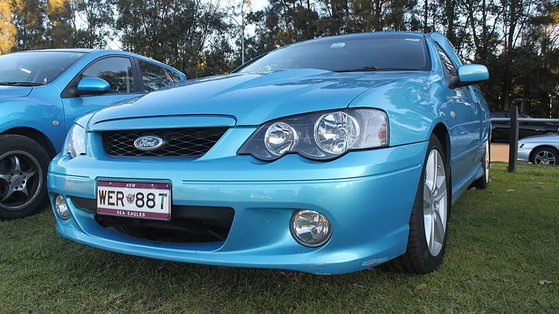 2002 Ford Falcon Ute BA: 2004 Ford Falcon (BA) XR8 utility (19601821106)