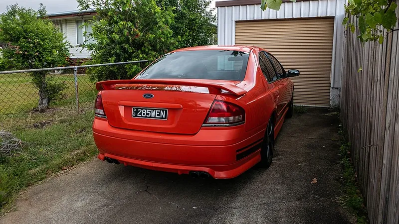 2002 Ford Falcon BA: Ford BA Falcon sedan 2003 Newman Rd Chermside L1060864