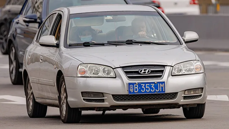 2000 Hyundai Elantra XD: HYUNDAI ELANTRA SEDAN (XD) China